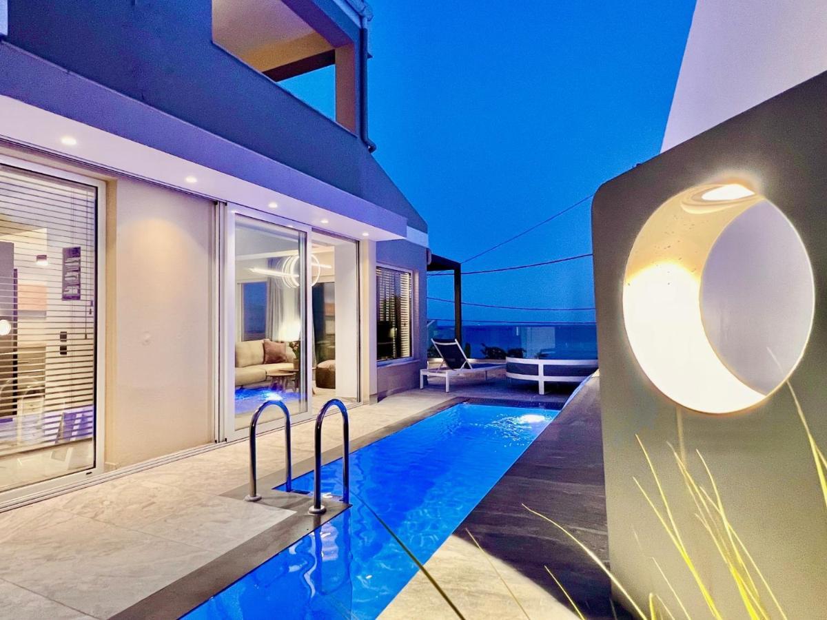 Luxury Villa Barbati Sun With Private Pool By Dadovillas 외부 사진