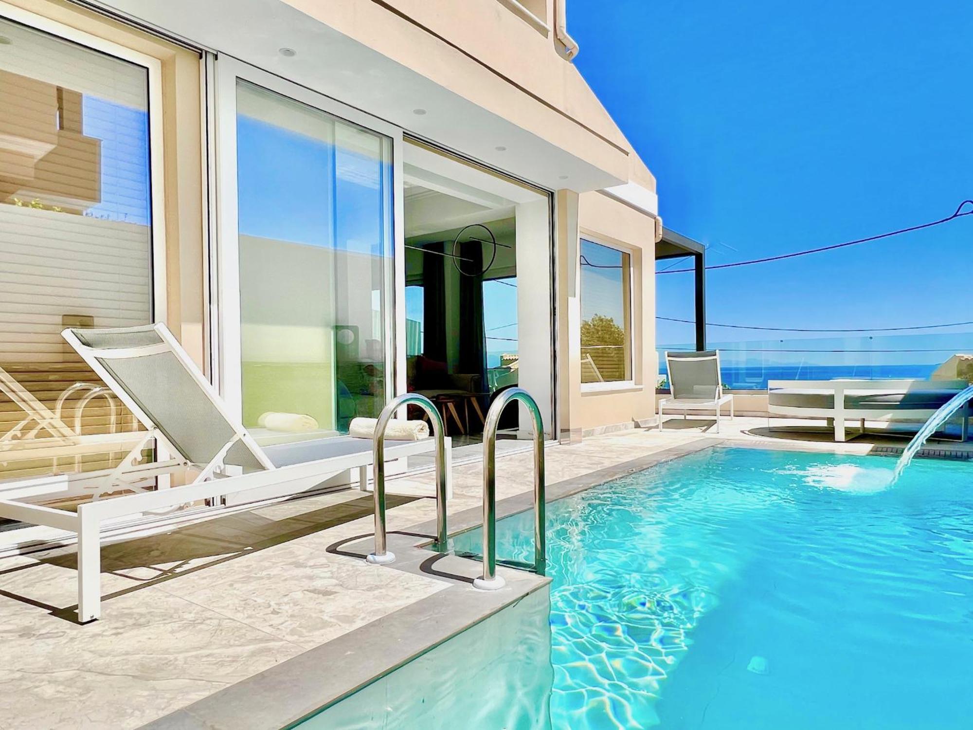Luxury Villa Barbati Sun With Private Pool By Dadovillas 외부 사진